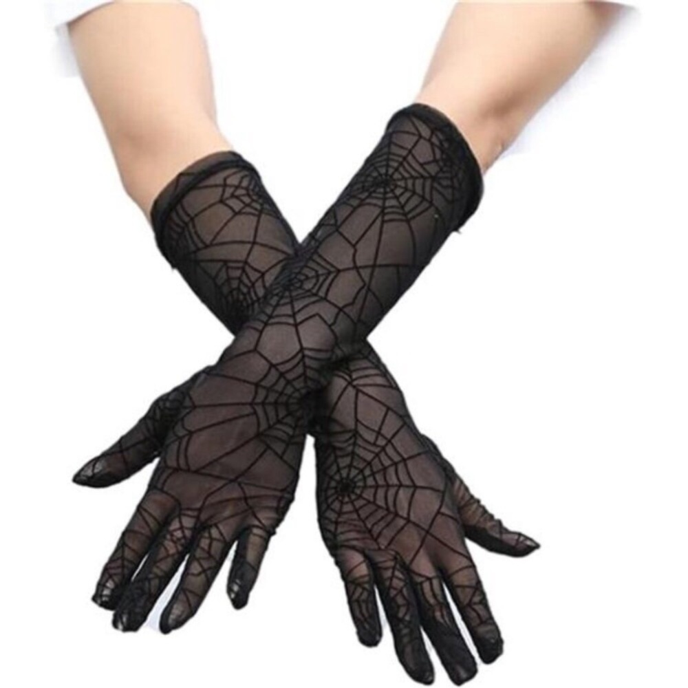Spider Web Lace Arm Warmers Lace Gloves for Women new